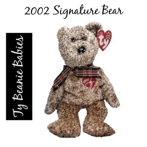 2002 signature beanie baby